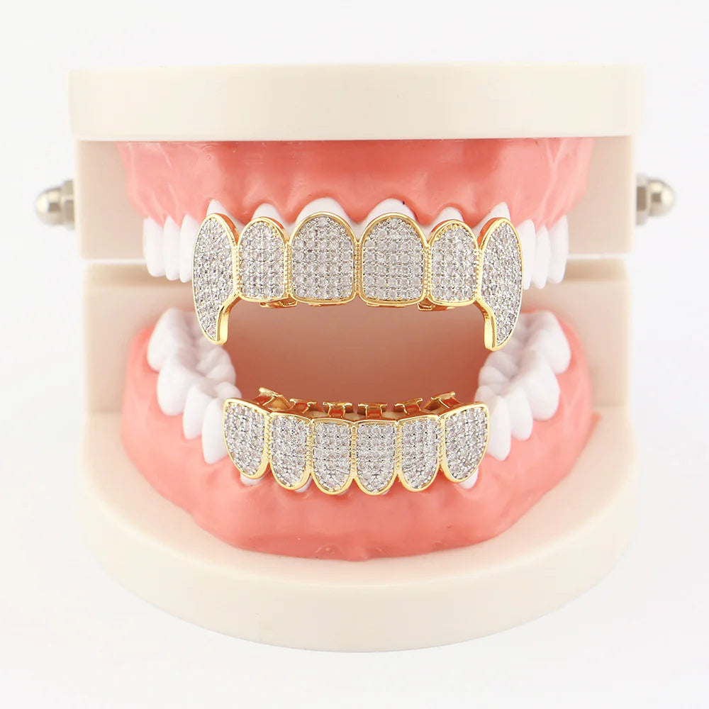 Hip Hop Gold Color Plated Teeth