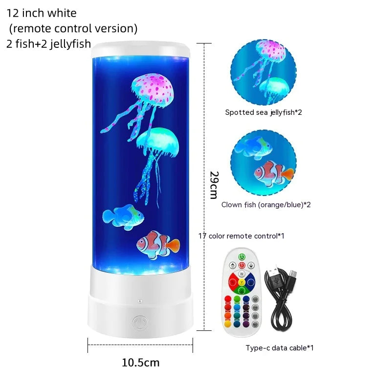 Jellyfish LED Color Changing Lamp