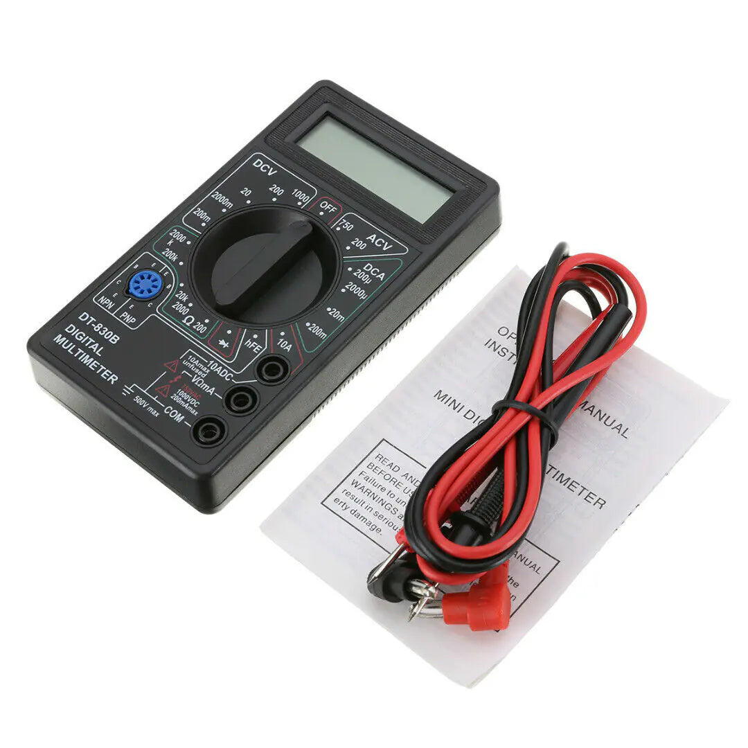 7 Fn Digital Multimeter AC DC Voltage Volt 10 Amp Current Resistance Ohm Meter