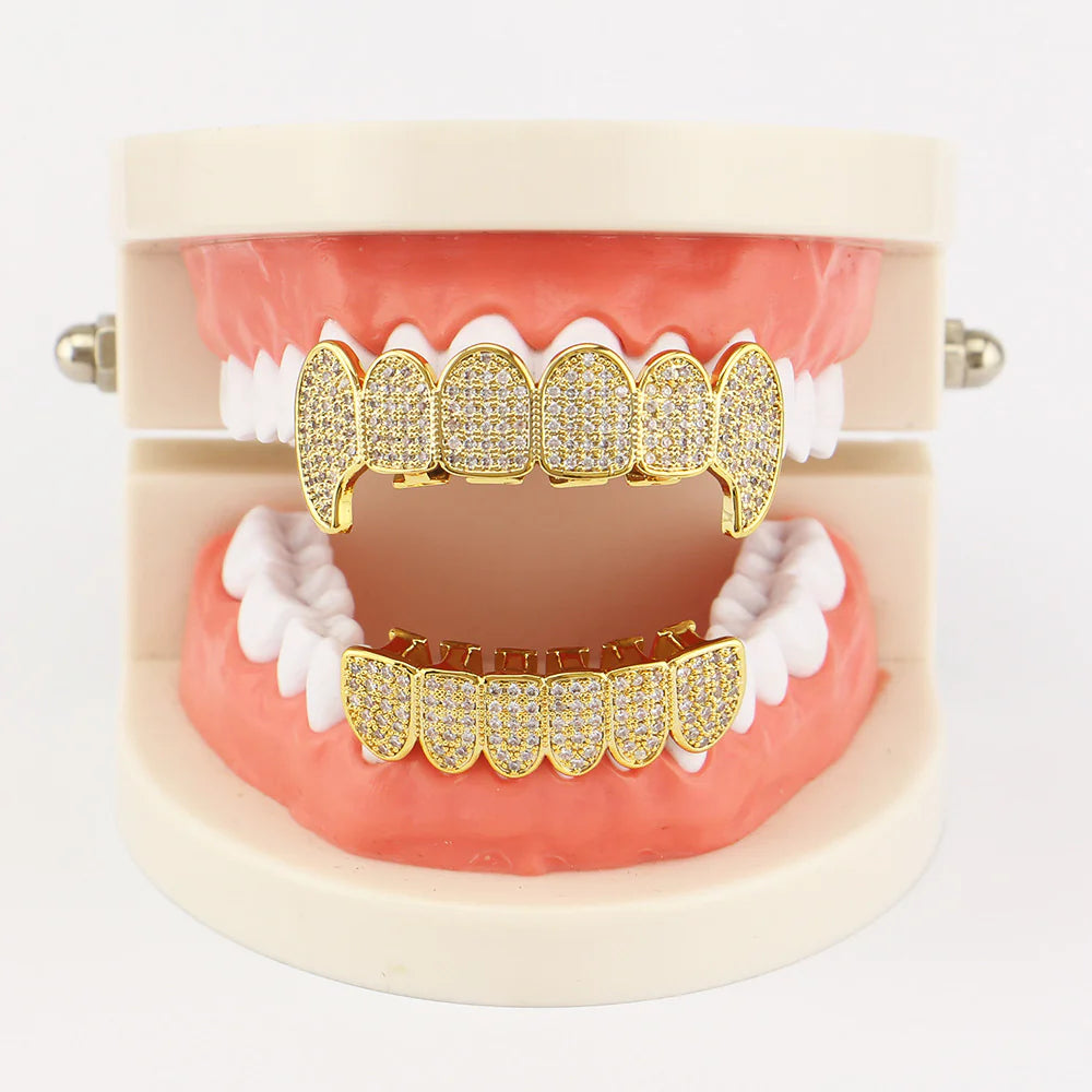 Hip Hop Gold Color Plated Teeth