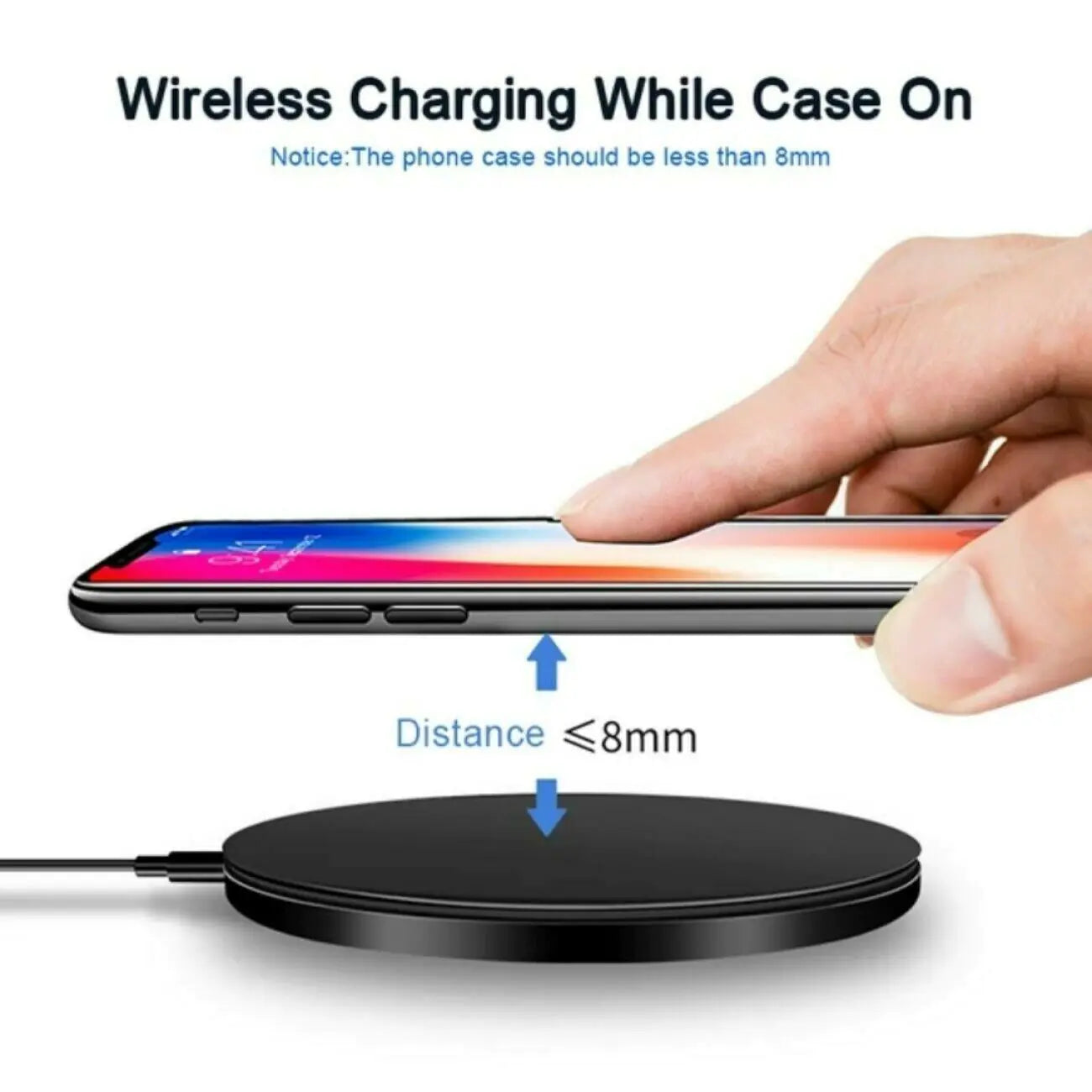 20W Wireless Charger Fast Charge Pad For Samsung iPhone XS Max X XR 12 13 Pro